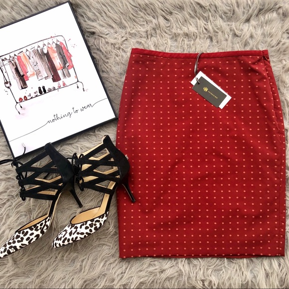 Outback Red Dresses & Skirts - NWT❤️ red polka dot skirt